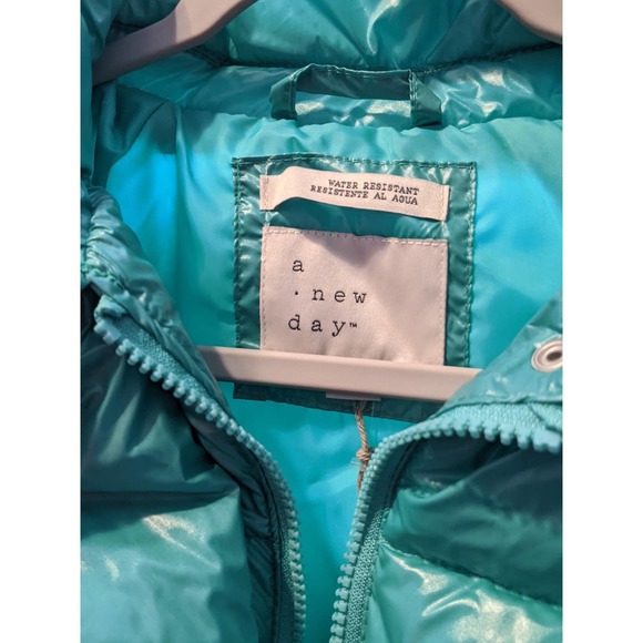 “A New Day”, New Turquoise Green, Size (XXL) Jacket, Zip & Snap front. - Picture 4 of 12